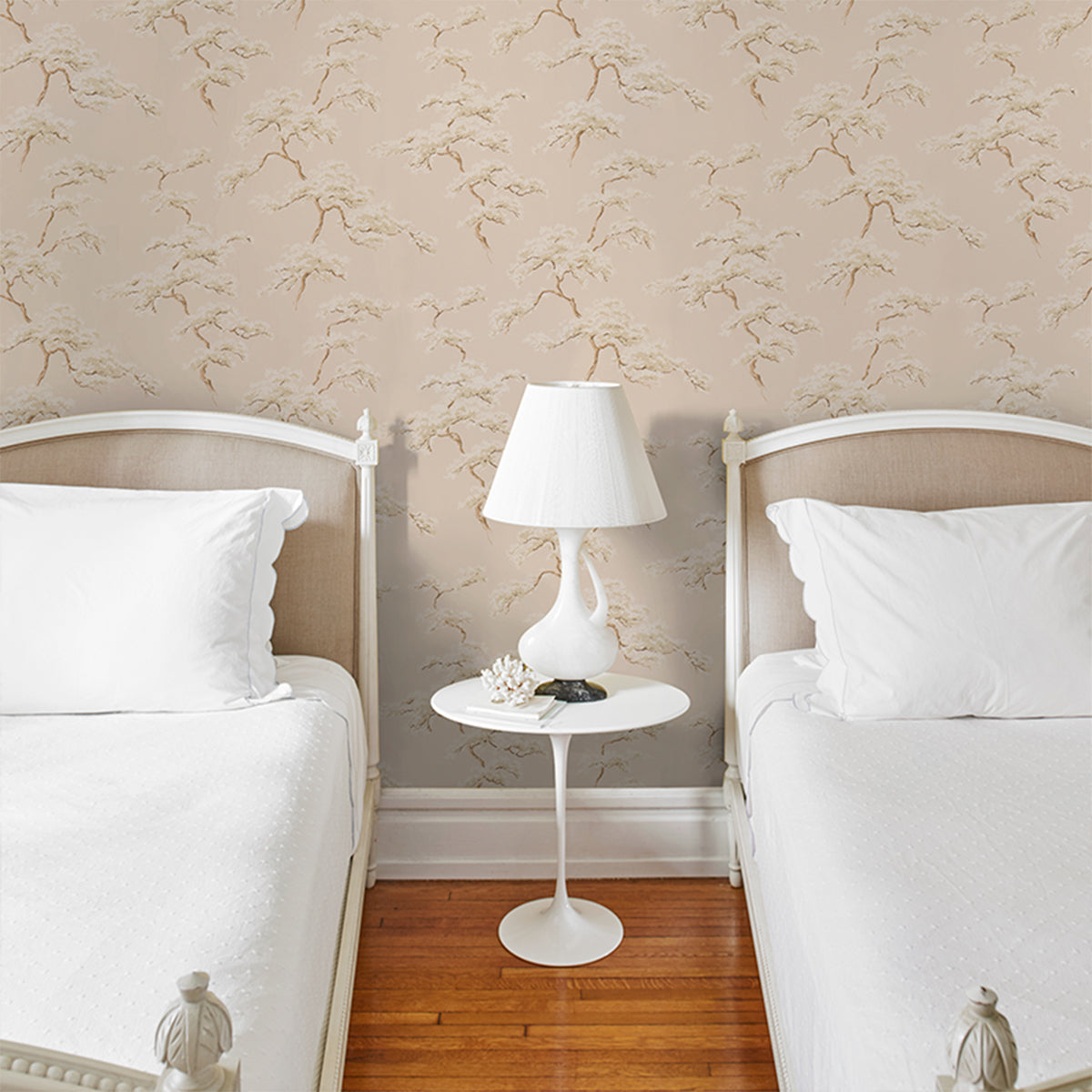 Purchase 5018630 | The Way Through The Woods, Linen - Schumacher Wallpaper