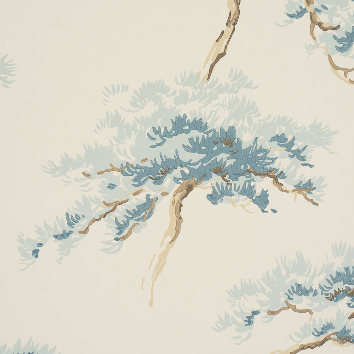 Purchase 5018632 | The Way Through The Woods, Blue - Schumacher Wallpaper