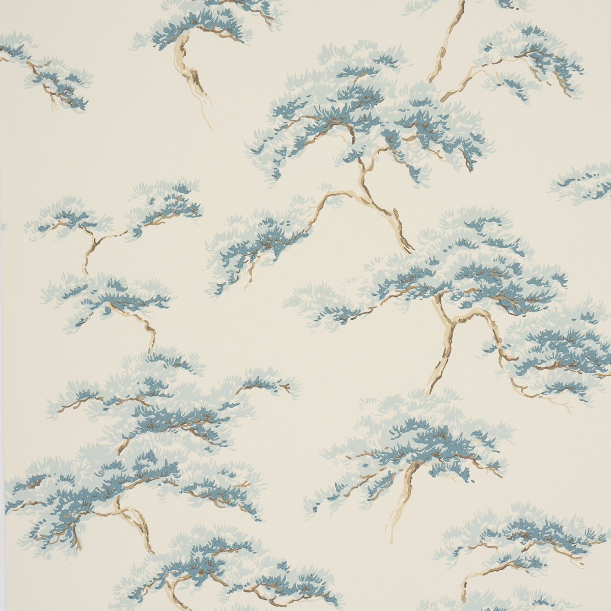 Purchase 5018632 | The Way Through The Woods, Blue - Schumacher Wallpaper