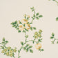 Purchase 5018652 | A Rose Is A Rose Is A Rose, Citron - Schumacher Wallpaper