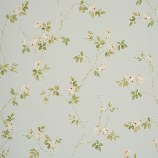 Purchase 5018660 | Lady Of Shalott, Aqua - Schumacher Wallpaper