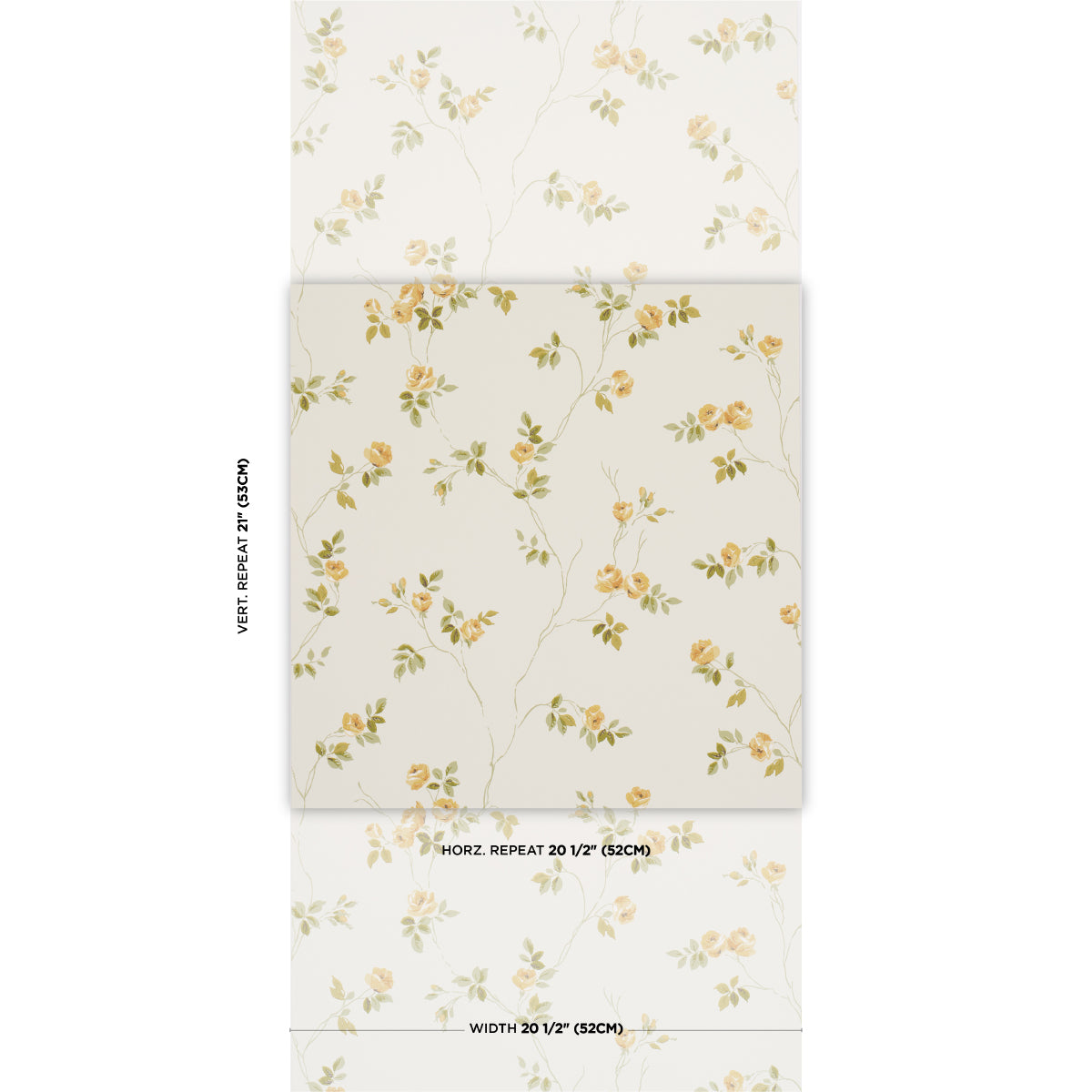 Purchase 5018662 | Lady Of Shalott, Marigold - Schumacher Wallpaper