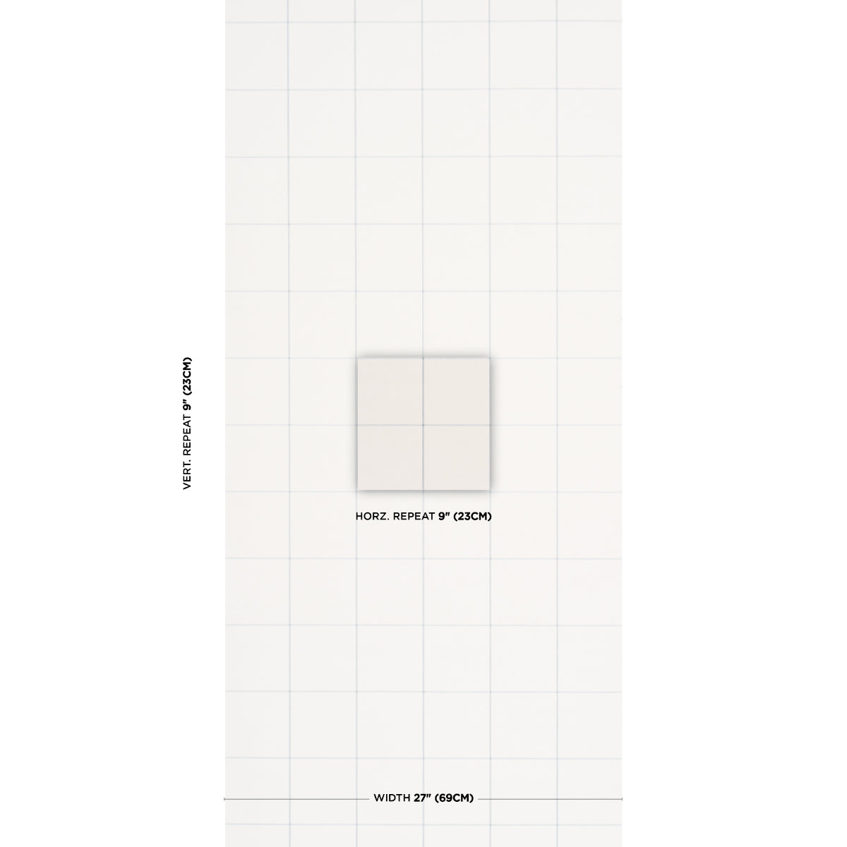 Purchase 5018701 | Woodman Check, Sky - Schumacher Wallpaper