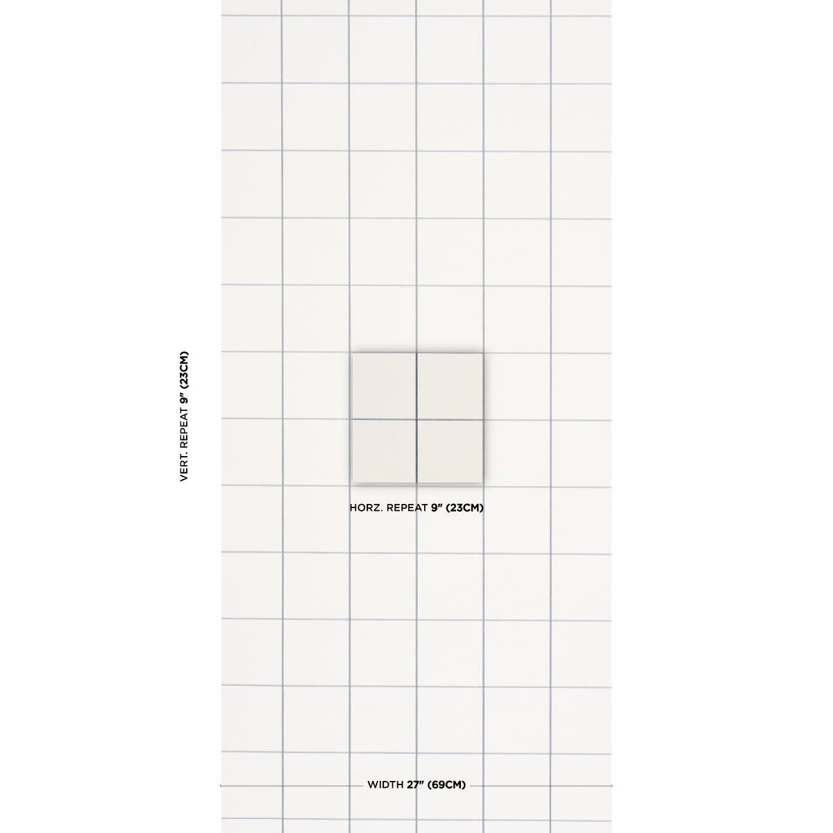 Purchase 5018703 | Woodman Check, Indigo - Schumacher Wallpaper