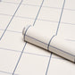 Purchase 5018703 | Woodman Check, Indigo - Schumacher Wallpaper