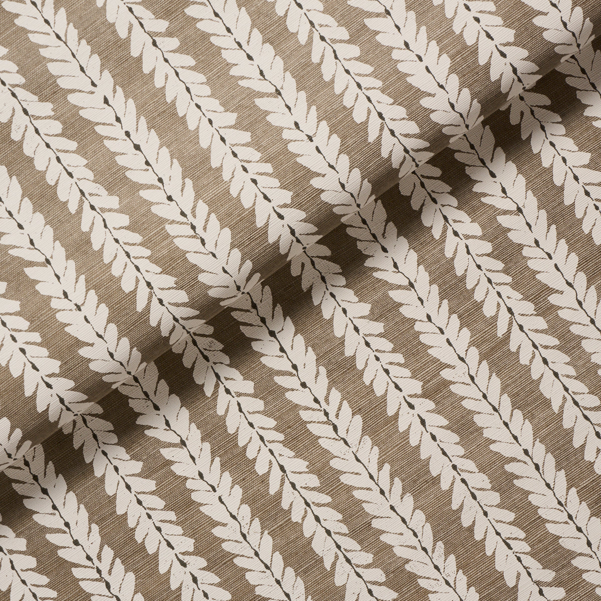 Purchase 5018711 | Woodperry Hand Printed Sisal, Flax - Schumacher Wallpaper