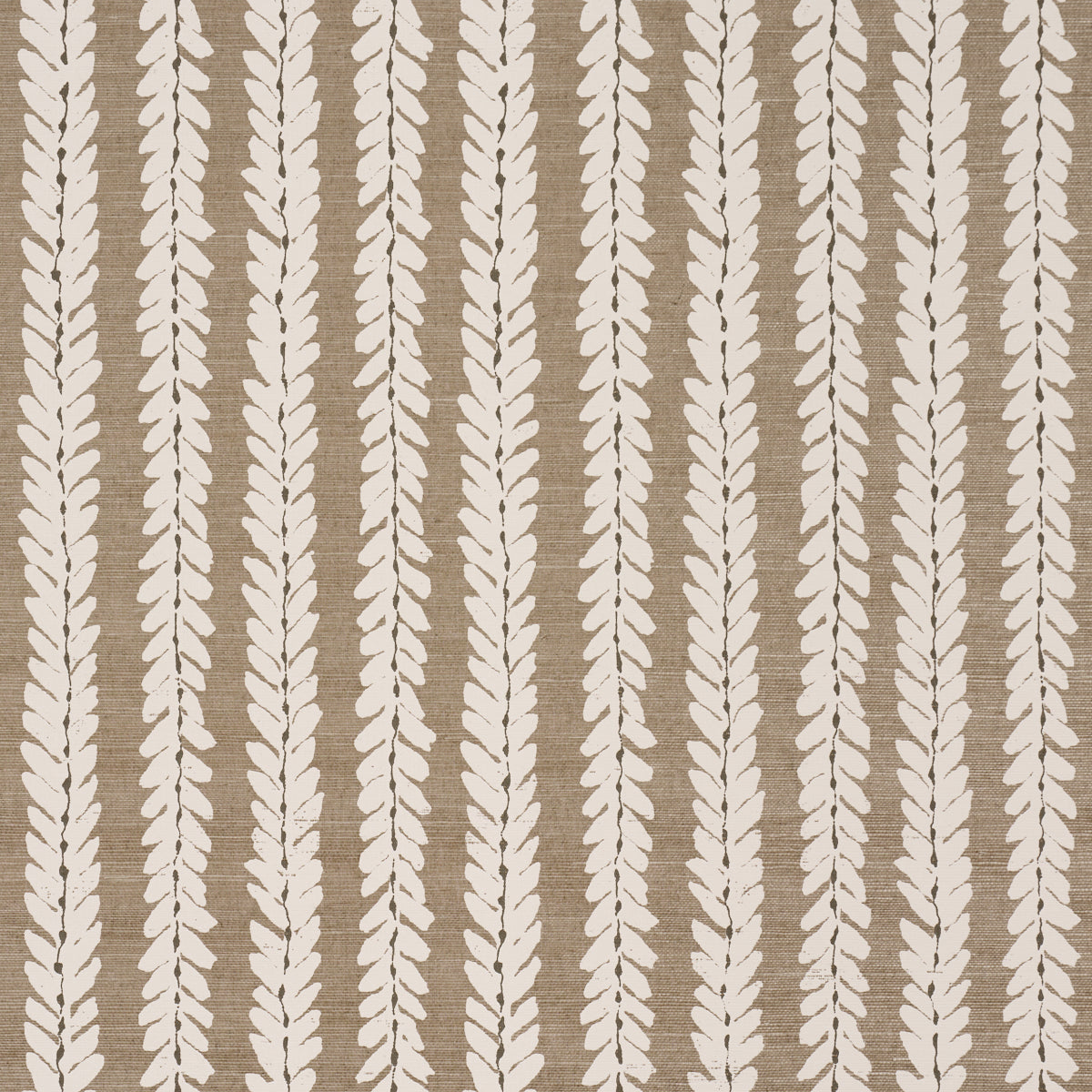 Purchase 5018711 | Woodperry Hand Printed Sisal, Flax - Schumacher Wallpaper