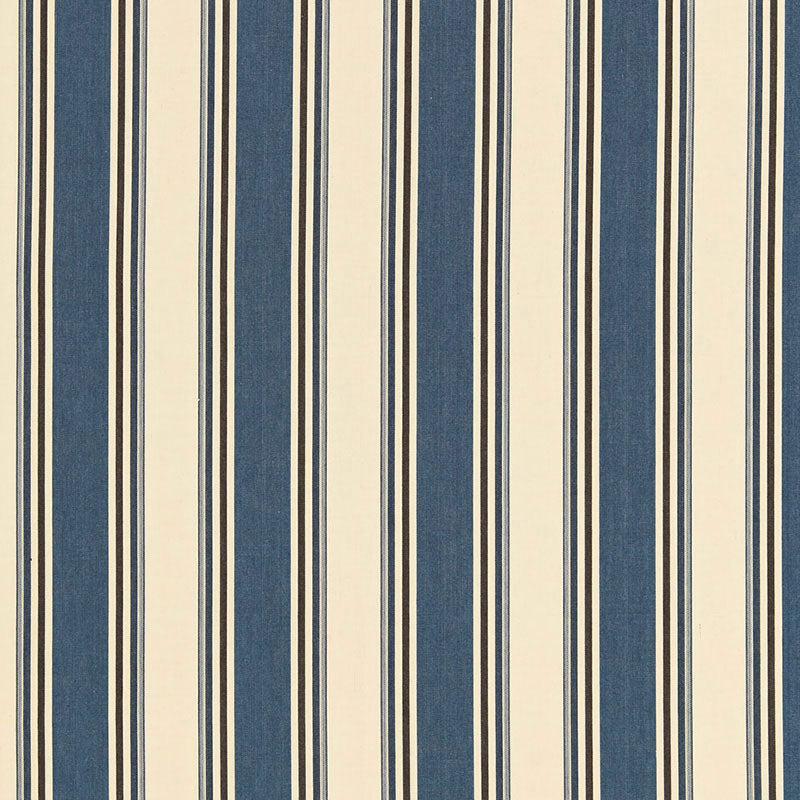 Purchase 50222 Loren Stripe Marine by Schumacher Fabric