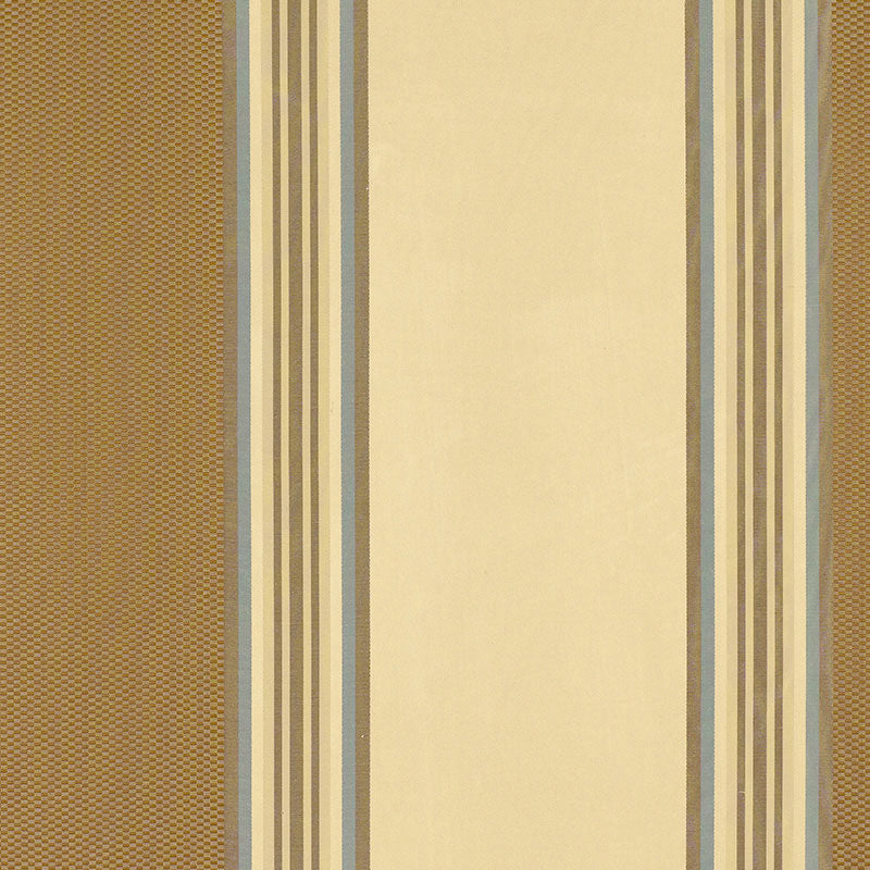 View 52370 Ava Silk Stripe Mocha by Schumacher Fabric
