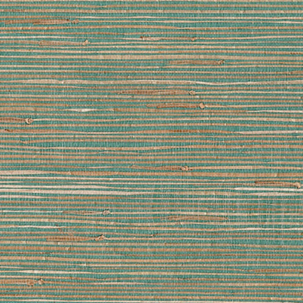 Purchase 53-65606 Jiangsu Grasscloth, Keiko Aqua Grasscloth by Kenneth James Wallpaper