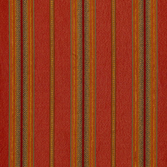Looking 54060 Sinclair Chenille Stripe Rouge by Schumacher Fabric