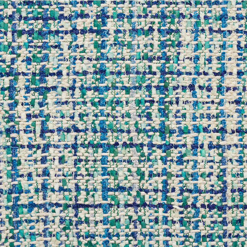 Find 54236 Babe'S Tweed Peacock by Schumacher Fabric