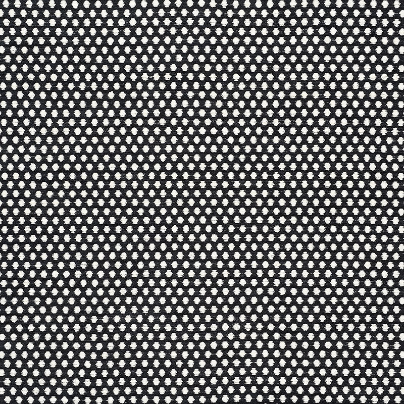 Save 54601 Sabina Ivory Black by Schumacher Fabric