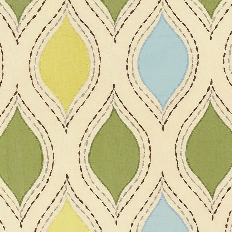 Purchase 54780 LET'S Dance Chartreuse Sky by Schumacher Fabric