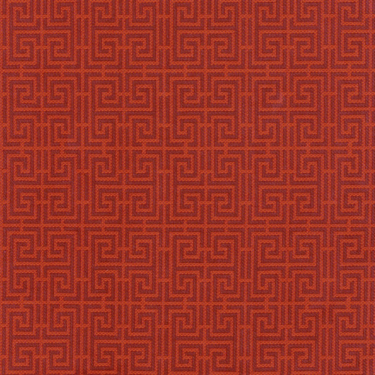 Find 54951 Chinois Fret Oxblood / Lacquer by Schumacher Fabric