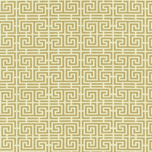 Select 54953 Chinois Fret Camel / Cream by Schumacher Fabric