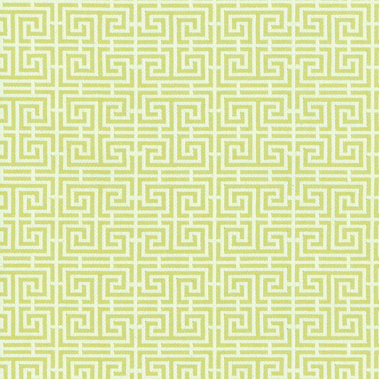 Shop 54955 Chinois Fret Celadon / Ivory by Schumacher Fabric