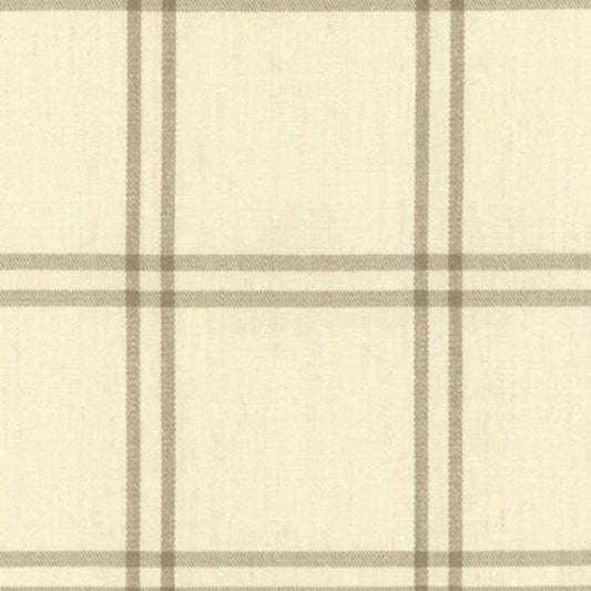 Select 55711 Luberon Plaid Greige by Schumacher Fabric
