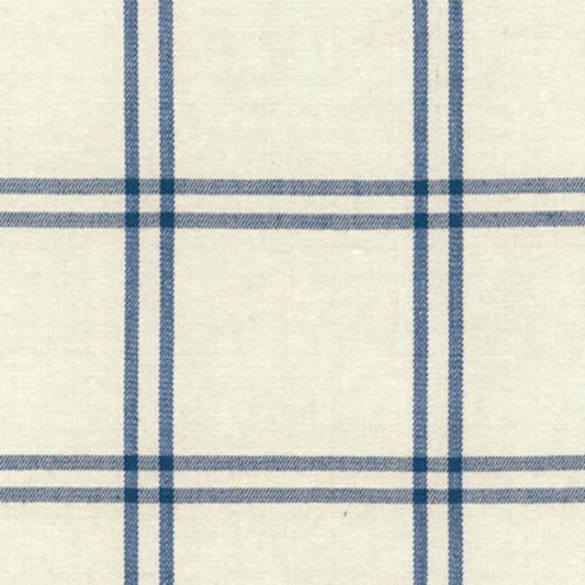 Looking 55715 Luberon Plaid Indigo by Schumacher Fabric