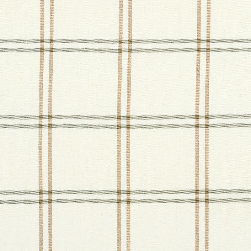 View 55717 Luberon Plaid Natural by Schumacher Fabric