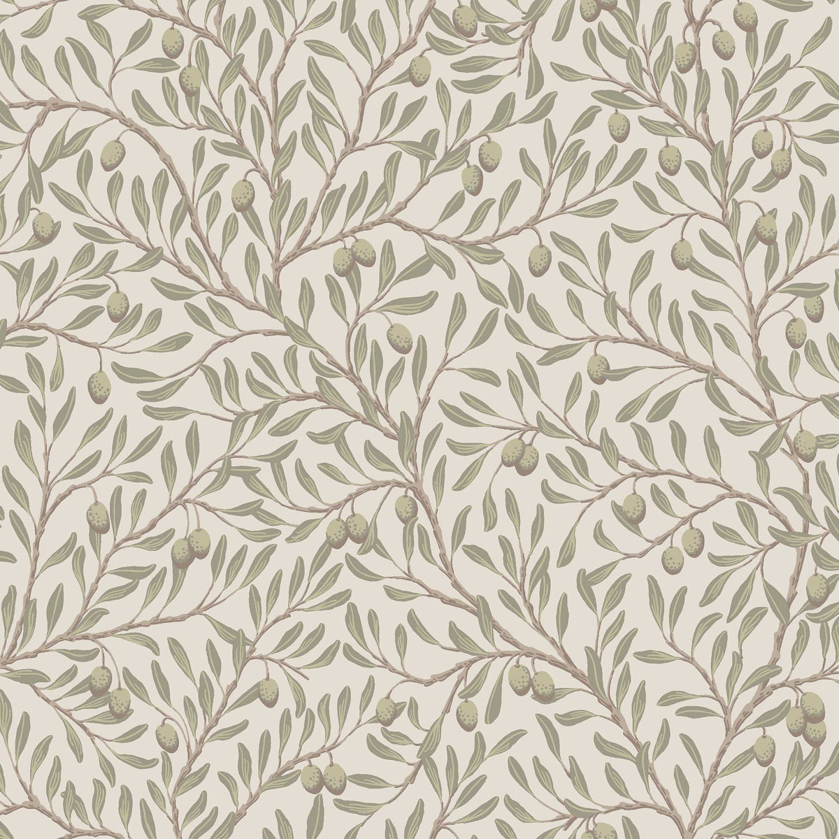 Purchase 5705 | Olivträd, Leaf And Ivory - Borastapeter Wallpaper