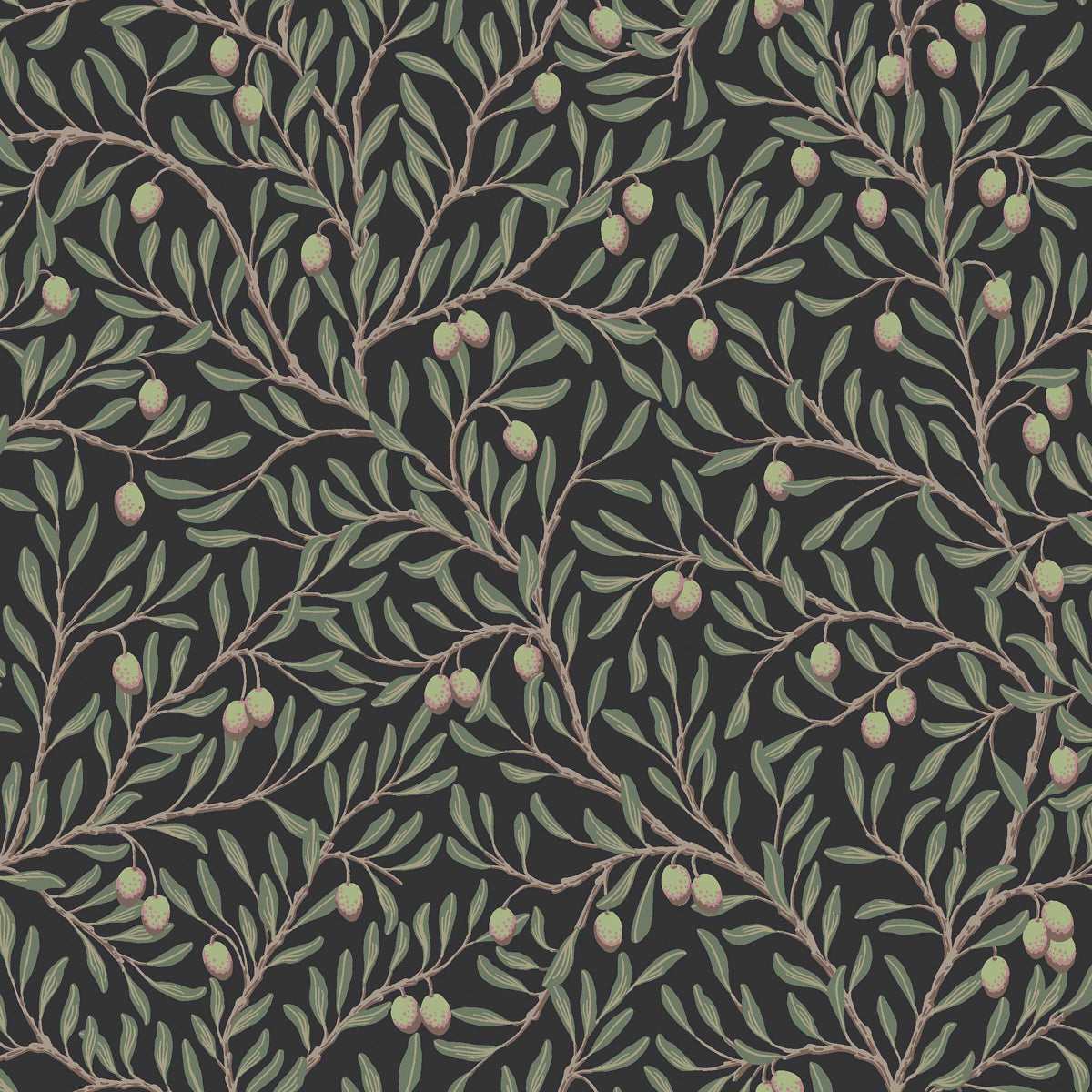 Purchase 5706 | Olivträd, Spruce And Midnight - Borastapeter Wallpaper