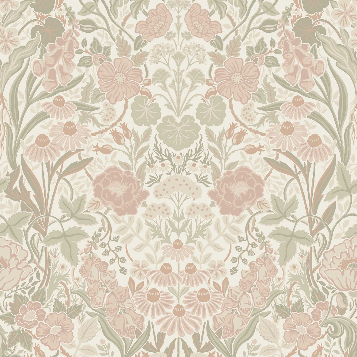 Purchase 5724 | Örtagård, Blush And Ivory - Borastapeter Wallpaper