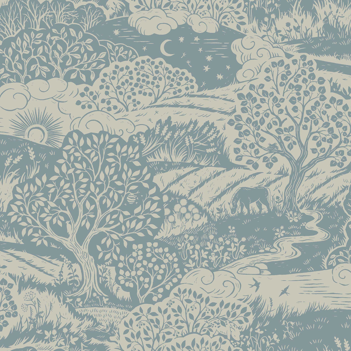 Purchase 5828 | Solängen, Slate - Borastapeter Wallpaper