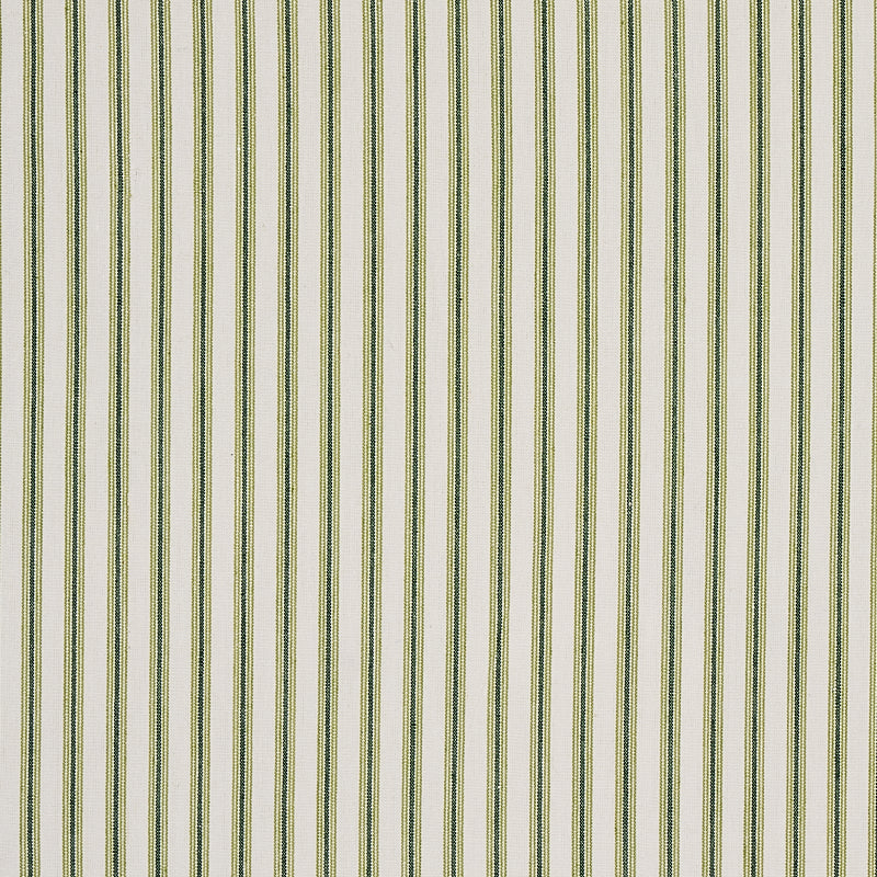 Save 60075 Wellfleet Ticking Stripe Green by Schumacher Fabric