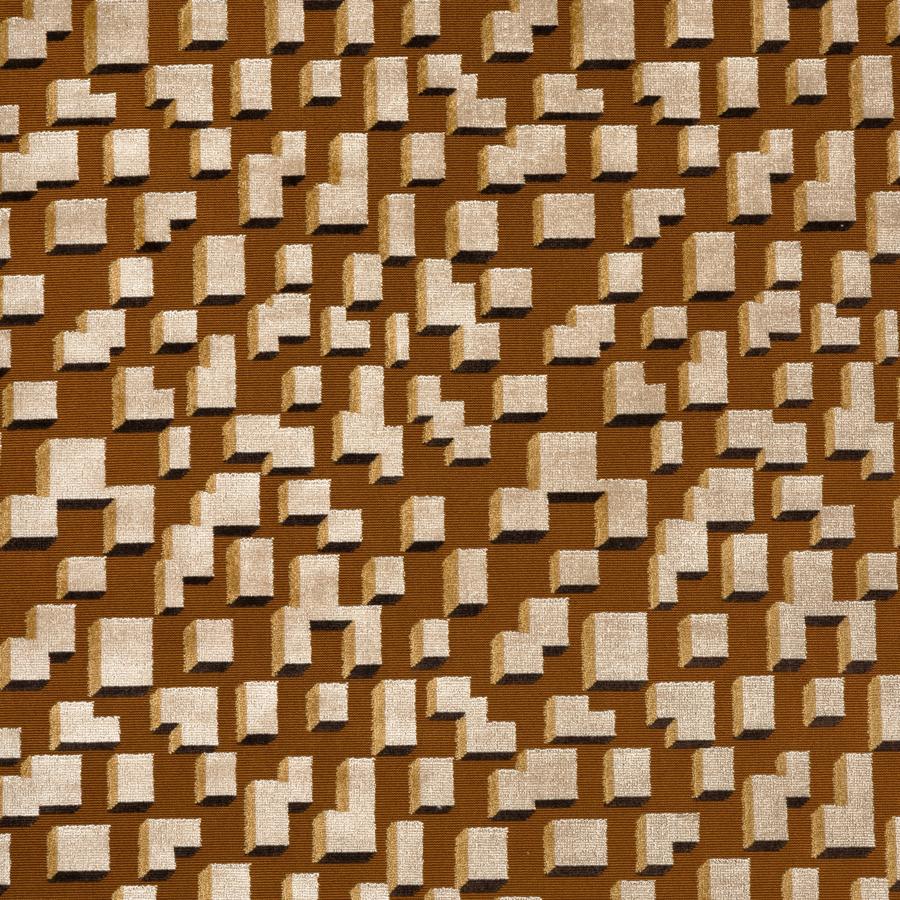 Purchase 6025106.6.0 Cubical, Caramel - Donghia Fabric