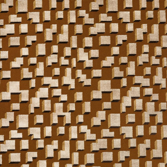 Purchase 6025106.6.0 Cubical, Caramel - Donghia Fabric