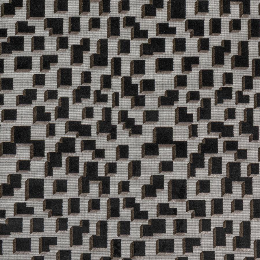 Purchase 6025106.8.0 Cubical, Black - Donghia Fabric