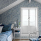Purchase 6145 | Nocturne, Blue And White - Borastapeter Wallpaper