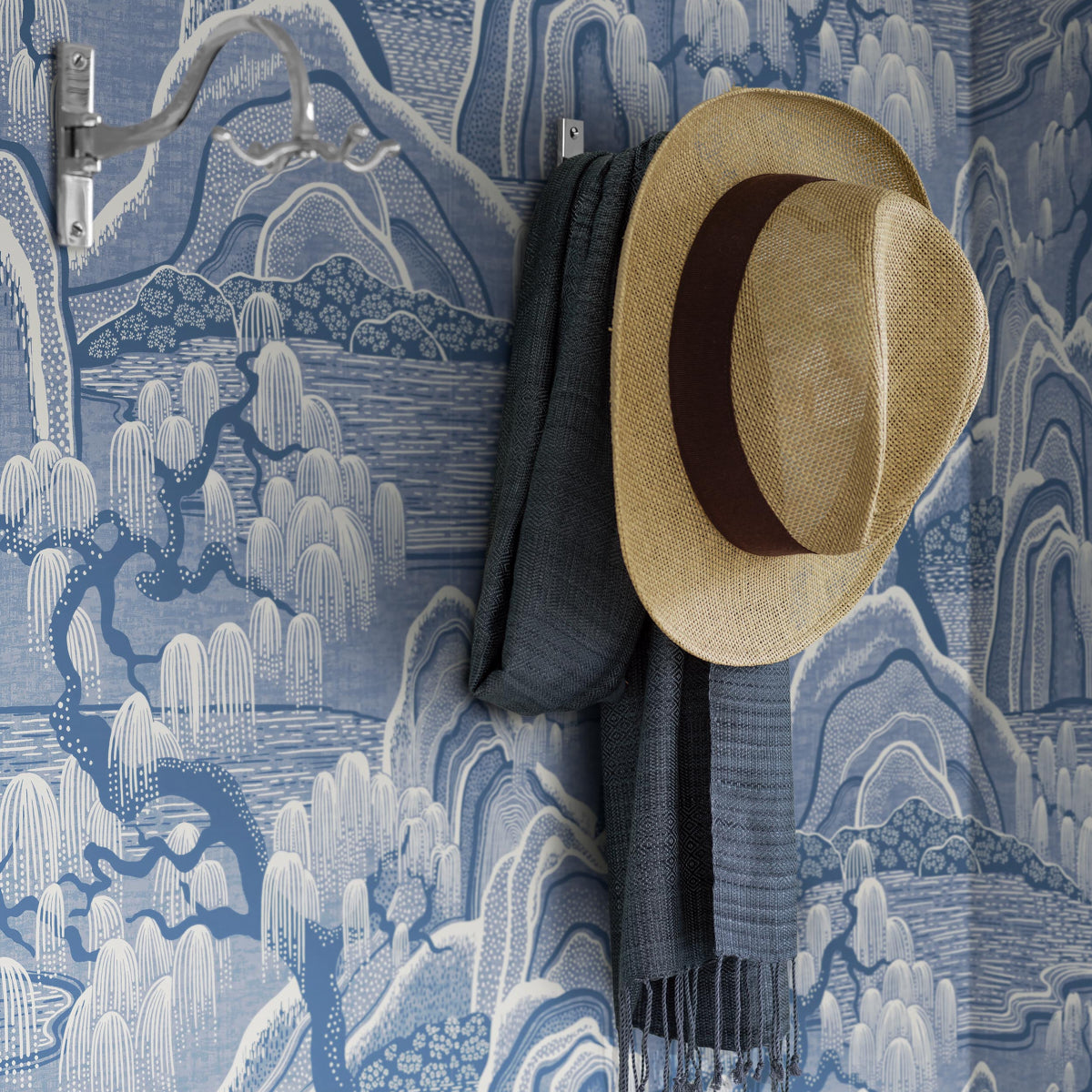 Purchase 6147 | Indigo Garden, Blue And White - Borastapeter Wallpaper