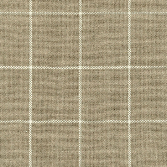 Shop 62110 Glenariff Linen Check Natural by Schumacher Fabric
