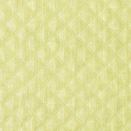Save 62153 Thayer Quilted Linen Pear by Schumacher Fabric