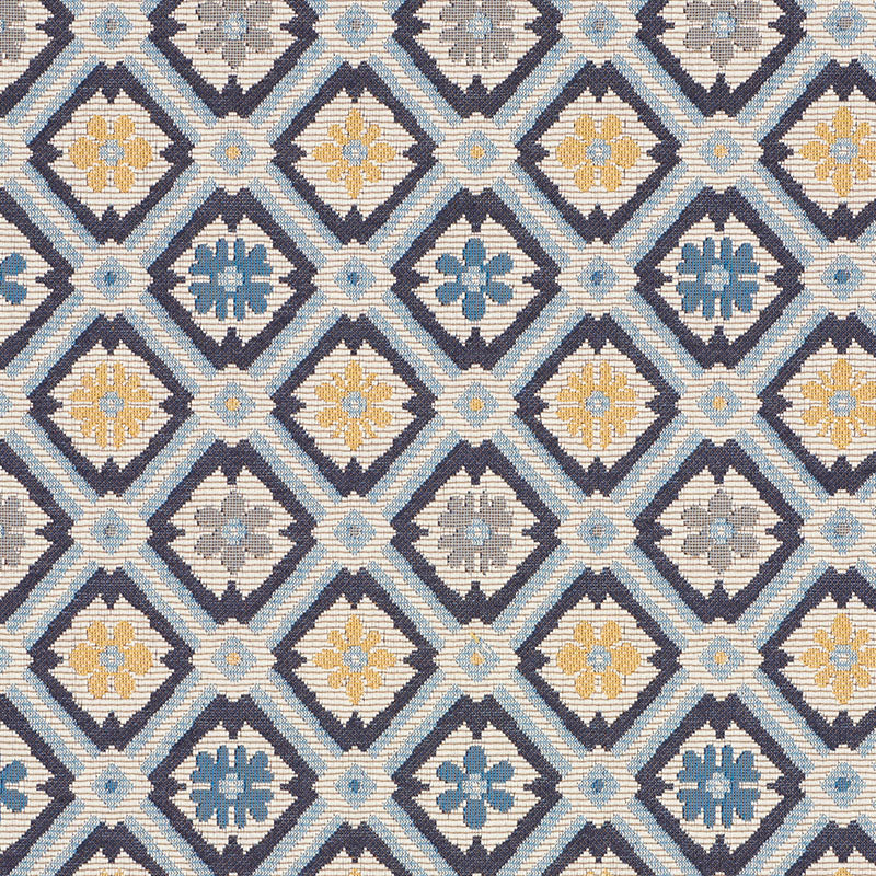 Order 62493 Savonnerie Tapestry Blue by Schumacher Fabric
