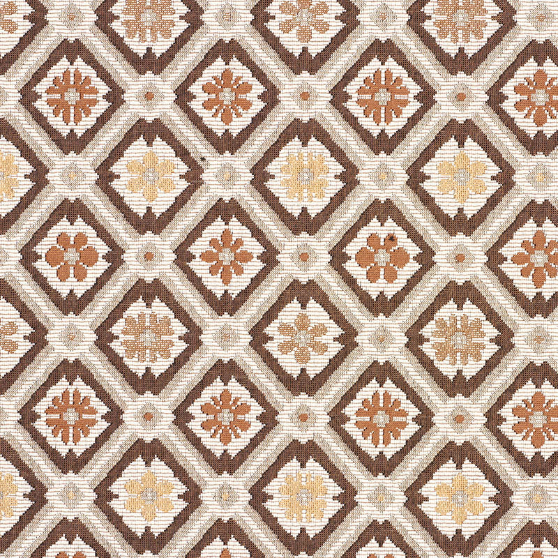 Search 62494 Savonnerie Tapestry Brown by Schumacher Fabric