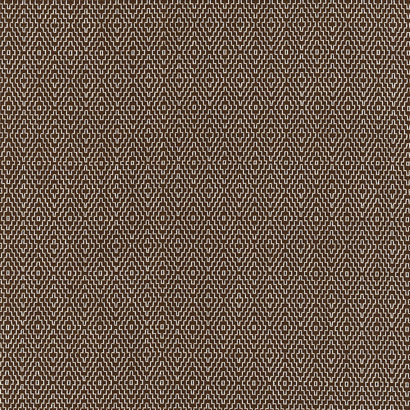 View 62536 Hampton Court Diamond Chocolate by Schumacher Fabric