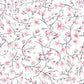 Sandberg Wallpaper pattern name & color Sakura Sky Pink from the collection Sandberg Edition. 