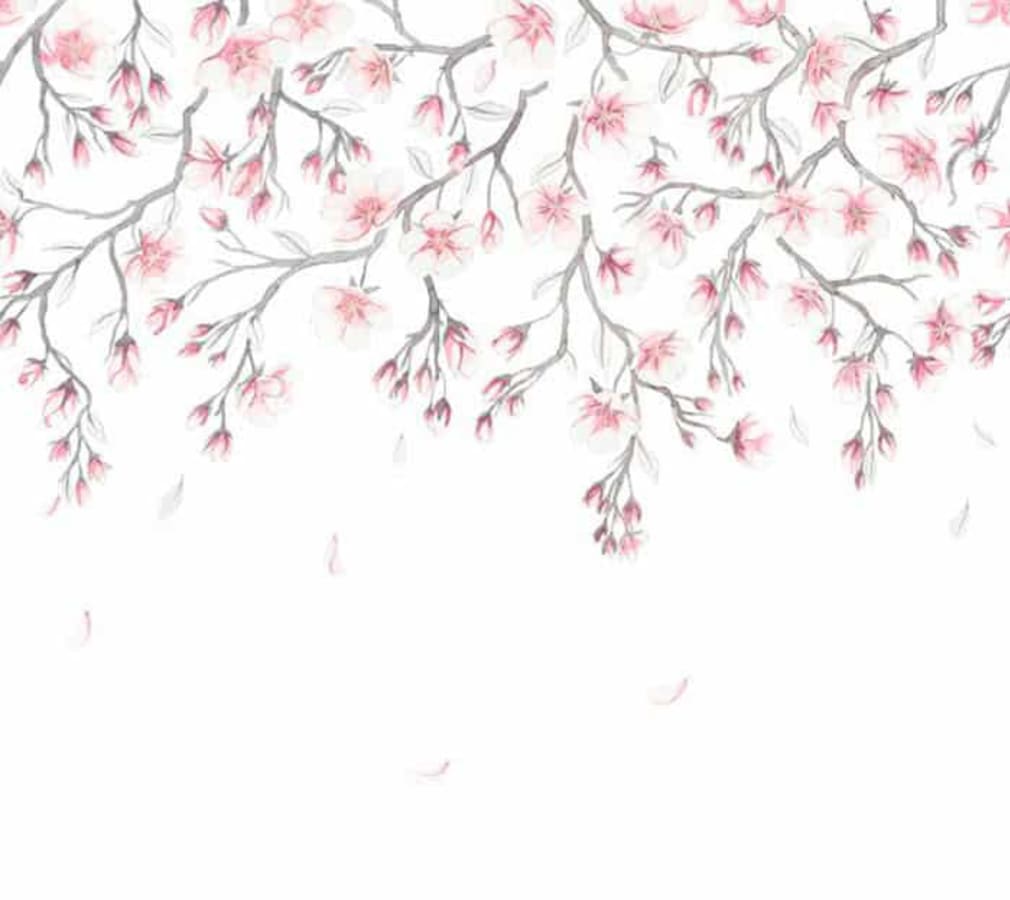 Sandberg Wallpaper pattern name & color Sakura Mural Pink from the collection Sandberg Edition. 