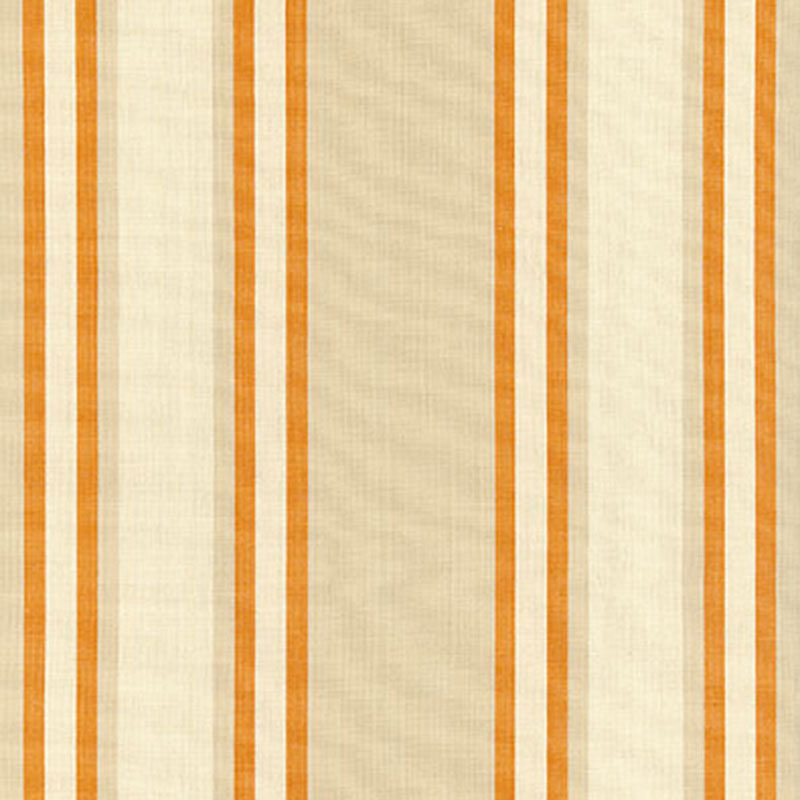 Search 62985 Seneca Cotton Stripe Beige/Pumpkin by Schumacher Fabric