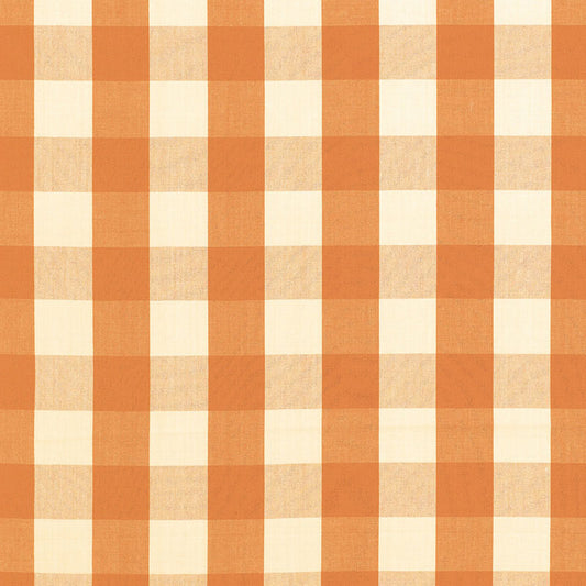 Purchase 63033 Camden Cotton Check Pumpkin by Schumacher Fabric