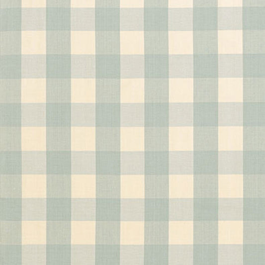 Find 63037 Camden Cotton Check Aqua by Schumacher Fabric