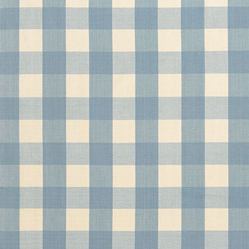 Order 63038 Camden Cotton Check Chambray by Schumacher Fabric