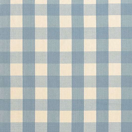Order 63038 Camden Cotton Check Chambray by Schumacher Fabric