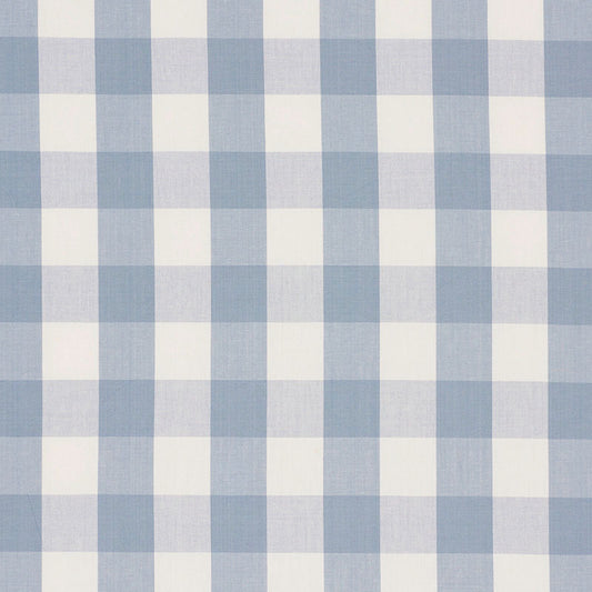 Purchase 63048 Camden Cotton Check Sky by Schumacher Fabric
