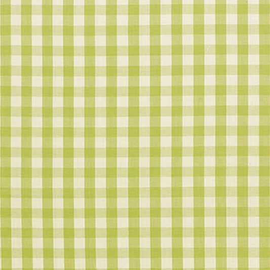 View 63055 Elton Cotton Check Pear by Schumacher Fabric