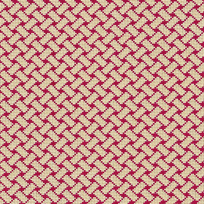 Acquire 63395 Bristol Weave Carmine by Schumacher Fabric