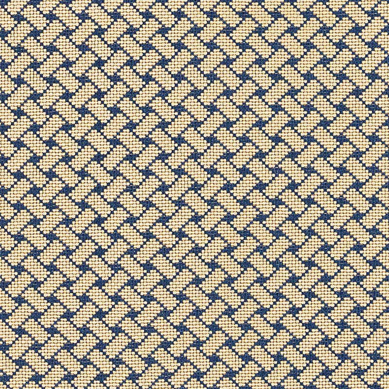 Purchase 63396 Bristol Weave Blue by Schumacher Fabric